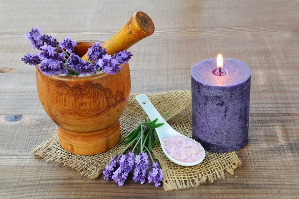 Lavender aromatheraphy — Stock Photo, Image