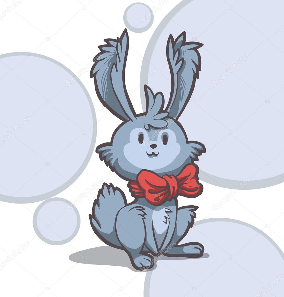 Vector cute bunny
