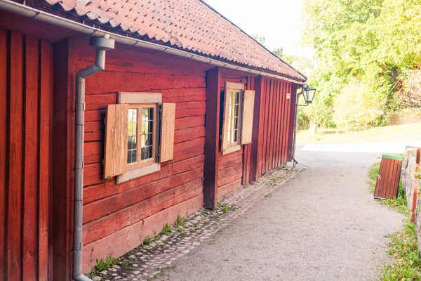 Oud Houten Huis Het Dorp — Stockfoto