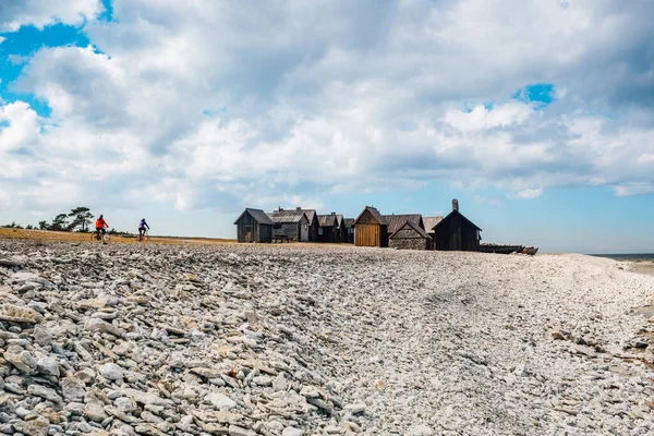 Beautiful View Sea Houses Coast — Stock Photo, Image