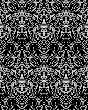 Vintage model siyah beyaz