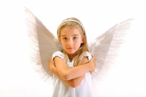 Дівчина - ангел — стокове фото