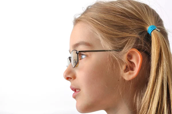 Дівчина в окулярах — стокове фото