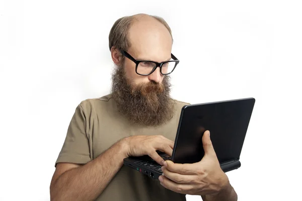 Computer technology - thinking and typing (Series) — Stock Photo, Image