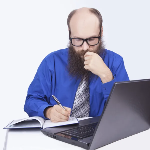 Writing and working - Businessman (Series) — Stock Photo, Image