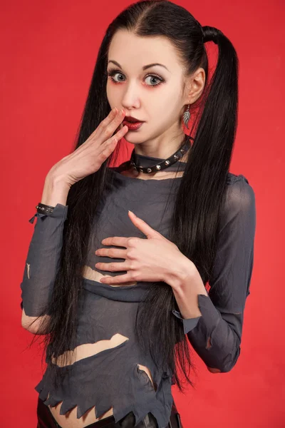 Gothic girl - Anime (seriál) — Stock fotografie