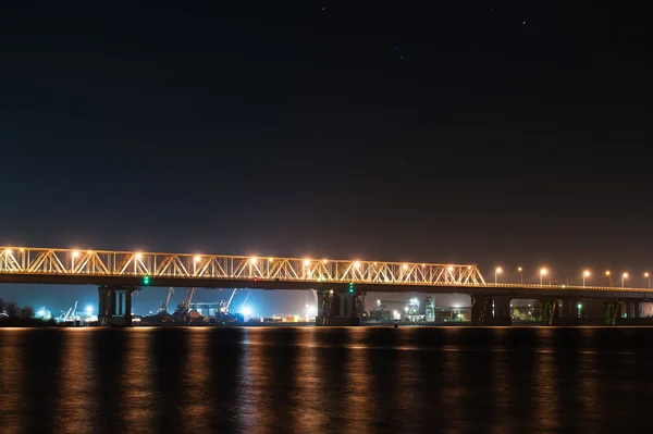 Nacht brug — Stockfoto