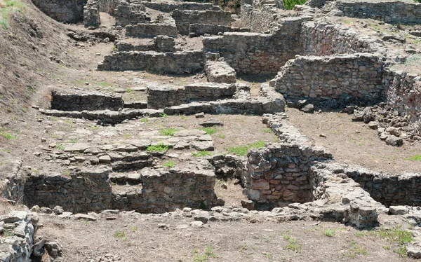 Oude ruïnes van Griekse kolonie — Stockfoto