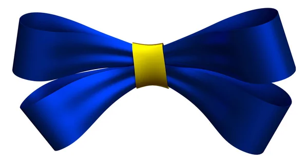 Blue Yellow Bow Ukraine Ribbon — ストック写真