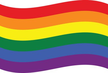 Dalgalı LGBT Gurur Bayrağı
