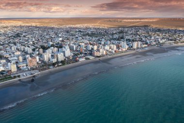 Puerto Madryn Şehri, Yarımada Valdes 'e giriş kapısı, Dünya Mirası Alanı, Patagonya, Arjantin.