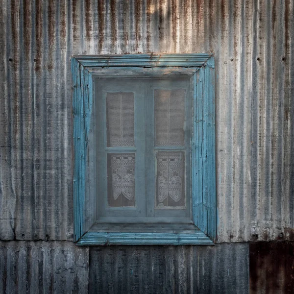 Puerto Piramitleri, Yarımada Valdes, Chubut Eyaleti, Patagonya, Arjantin 'de tipik bir yapı..