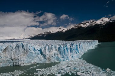 Perito Moreno Buzulu, Los Glaciares Ulusal Parkı, Santa Cruz Eyaleti, Patagonya Arjantin.
