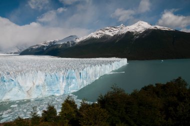 Perito Moreno Buzulu, Los Glaciares Ulusal Parkı, Santa Cruz Eyaleti, Patagonya Arjantin.