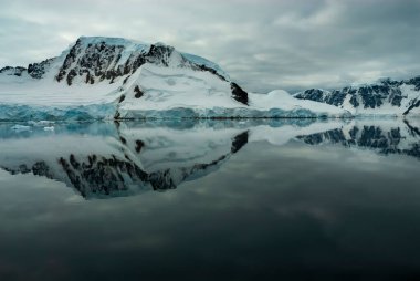 Antarctic mountains landscape , Near Port Lacroix, Antartica.