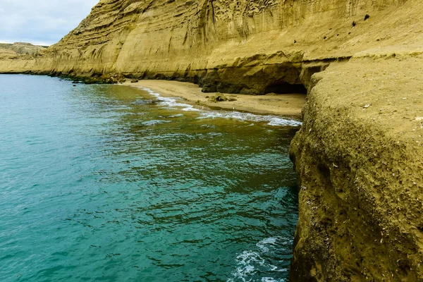 Coastal Landscape Cliffs Peninsula Valdes World Heritage Site Patagonia Argentina — Stock Photo, Image