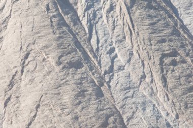 Çiğ tuz yığını, Salinas Grandes de Hidalgo, La Pampa, Arjantin.