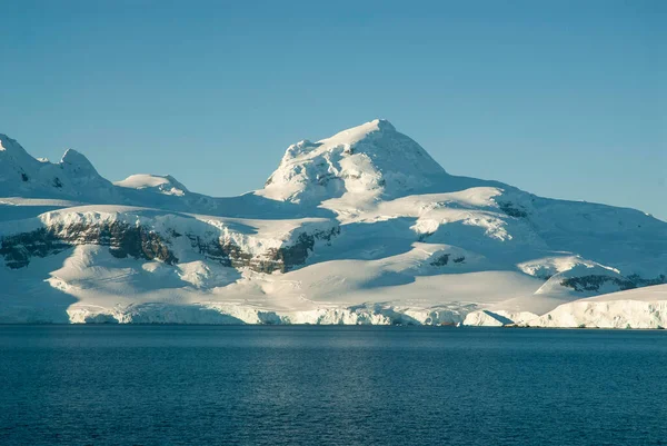 Antarctic Mountains Landscape Port Lacroix Antartica — Zdjęcie stockowe