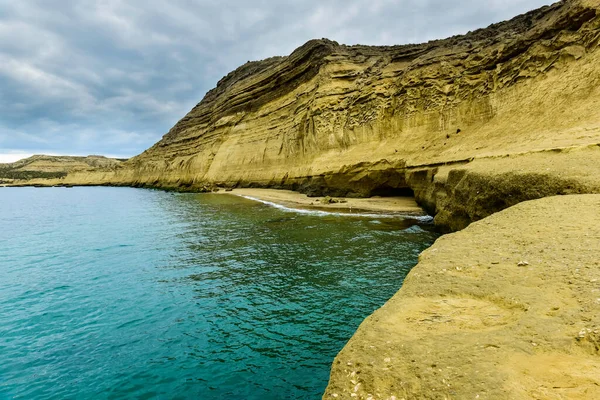 Coastal Landscape Cliffs Peninsula Valdes World Heritage Site Patagonia Argentina — Stock Photo, Image