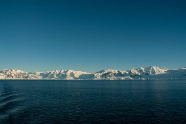 Antarctic mountains landscape , Near Port Lacroix, Antartica.
