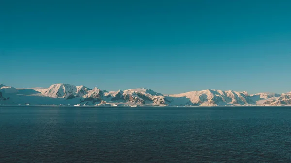 Antarctic Mountains Landscape Port Lacroix Antartica — 스톡 사진