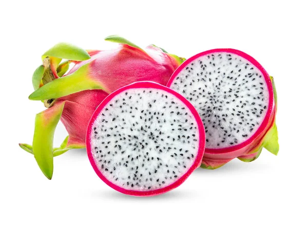 Dragon Fruit Isolé Sur Fond Blanc — Photo