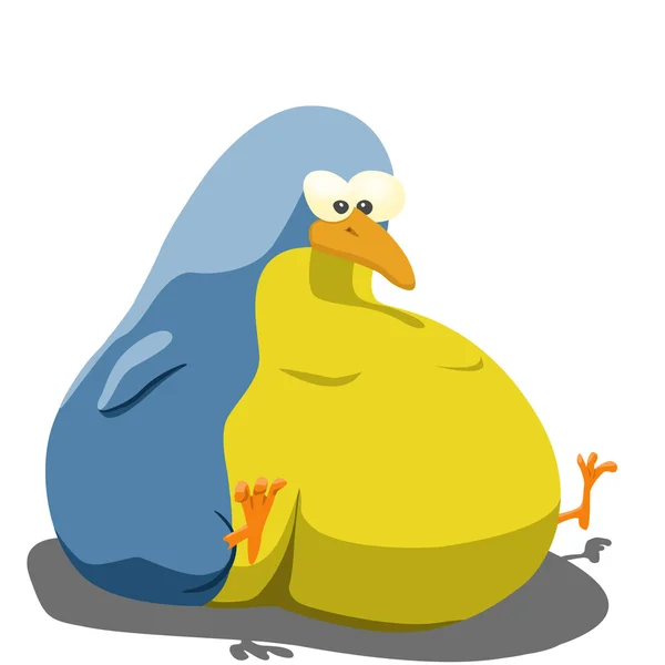 Fat bird — Stock Photo, Image