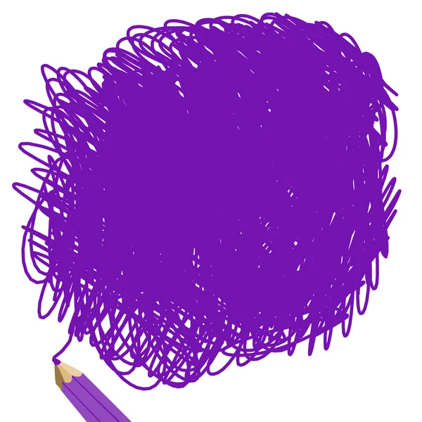 Purple pencil — Stock Photo, Image