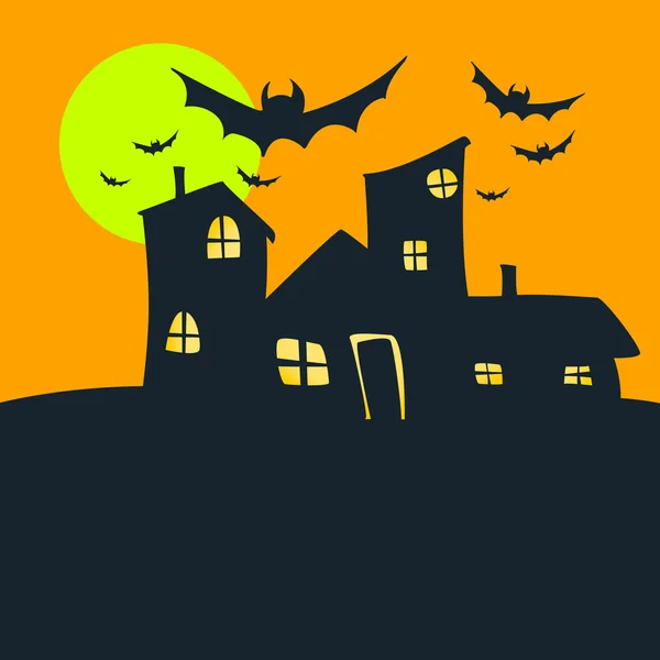 Halloween hus — Stockfoto