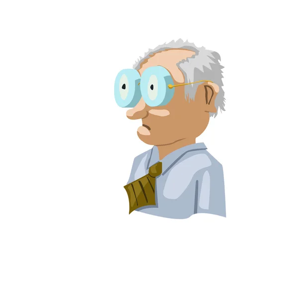 Professor med glasögon — Stockfoto