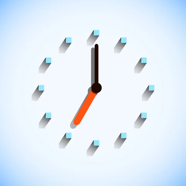Horloge concept — Image vectorielle