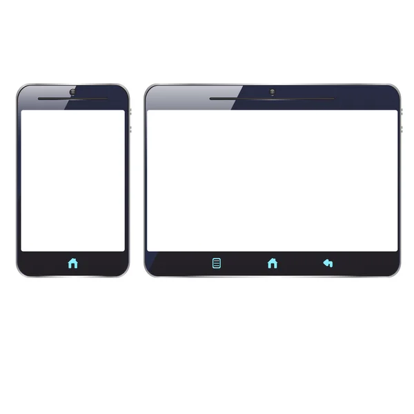 Téléphone intelligent et tablette — Image vectorielle