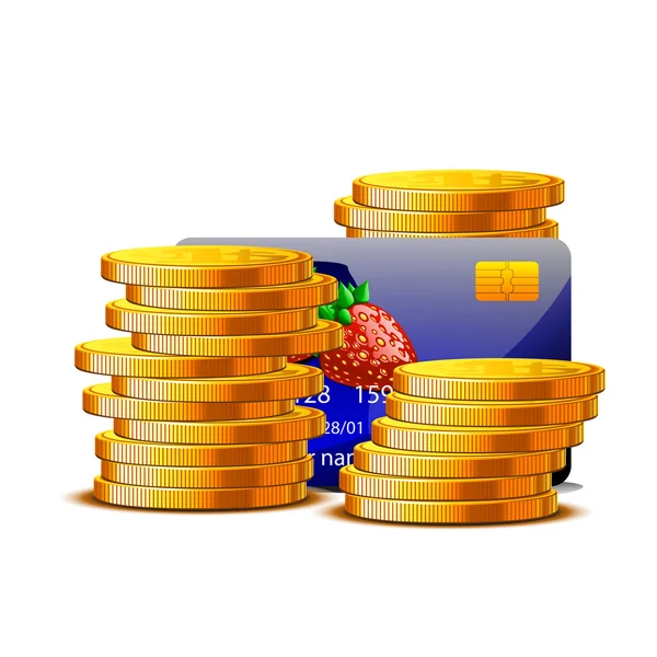 Coins — Stock Vector