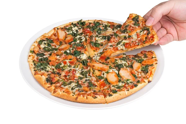 İnce hamur pizza (dahil kırpma yolu)