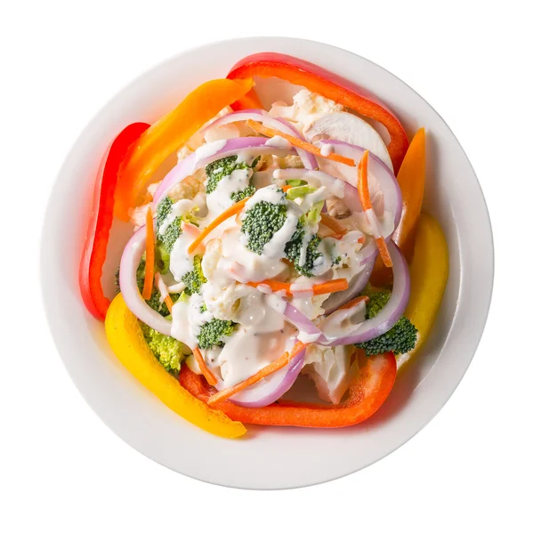 Tigela de salada vegetal — Fotografia de Stock