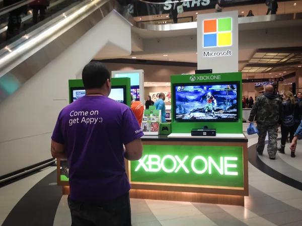 Stand de Microsoft — Foto de Stock