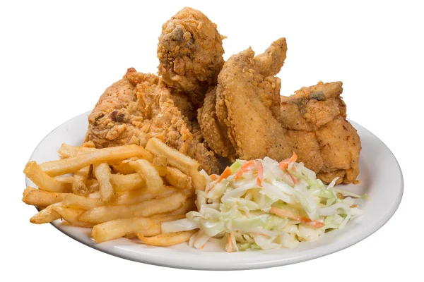 Fried chicken meal — Stock Photo, Image
