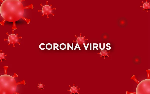 Corona Virus 2019 Banner — Stockvektor