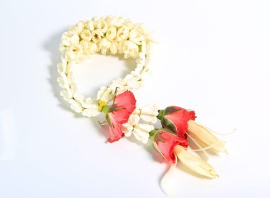 Flower çelenk içinde Tay