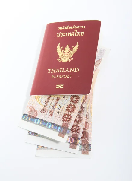 Thailand passport on white background — Stock Photo, Image