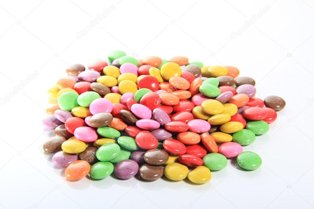 sweet candies spreading pastry decoration background