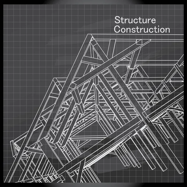 Vector Van Blackboard Architect — Stockvector