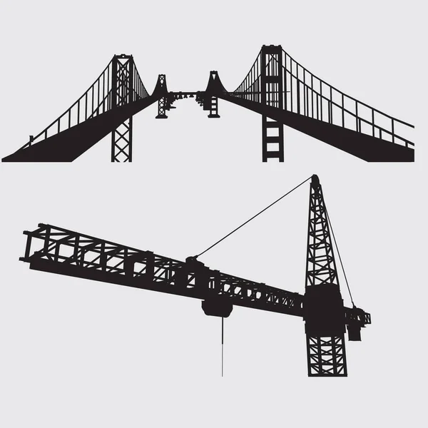 Construcción Edificio Vector Bosquejo Concepto — Archivo Imágenes Vectoriales