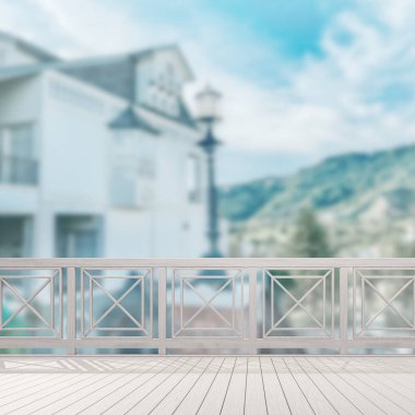 Balkon ve Teras dış arka plan bulanıklık