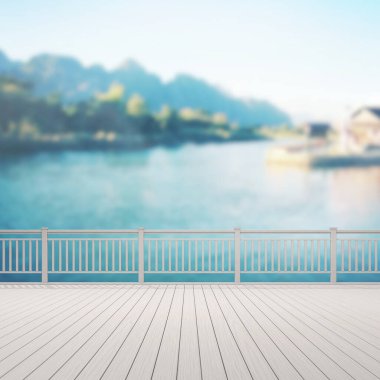 Balkon ve Teras, doğa arka plan bulanıklık