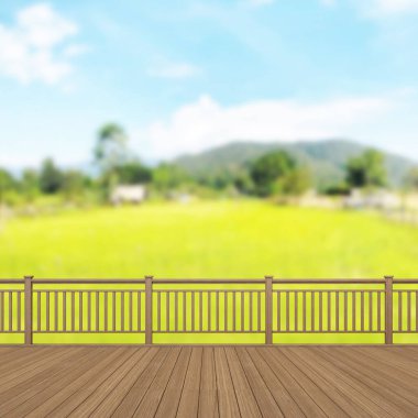 Balkon ve Teras, doğa arka plan bulanıklık