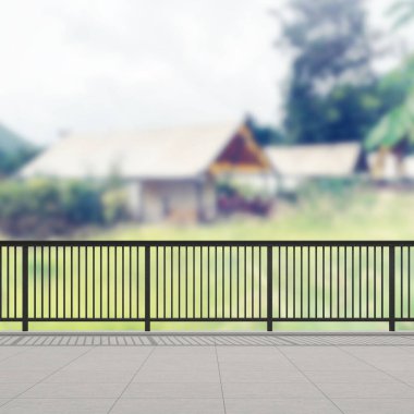 Balkon ve Teras dış arka plan bulanıklık