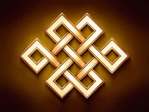 Illustration Eternal Knot Endless Knot Symbol — Stock Photo, Image