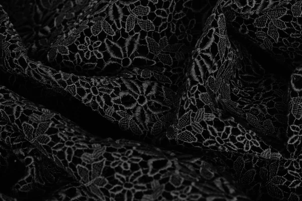 Black lace background Stock Picture