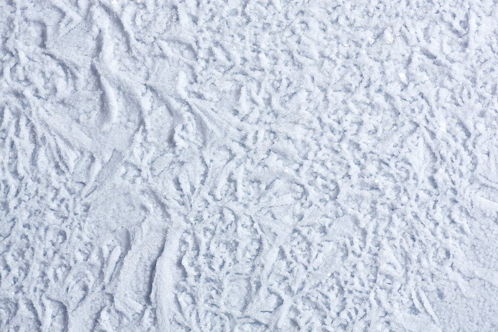 Frozen snow texture